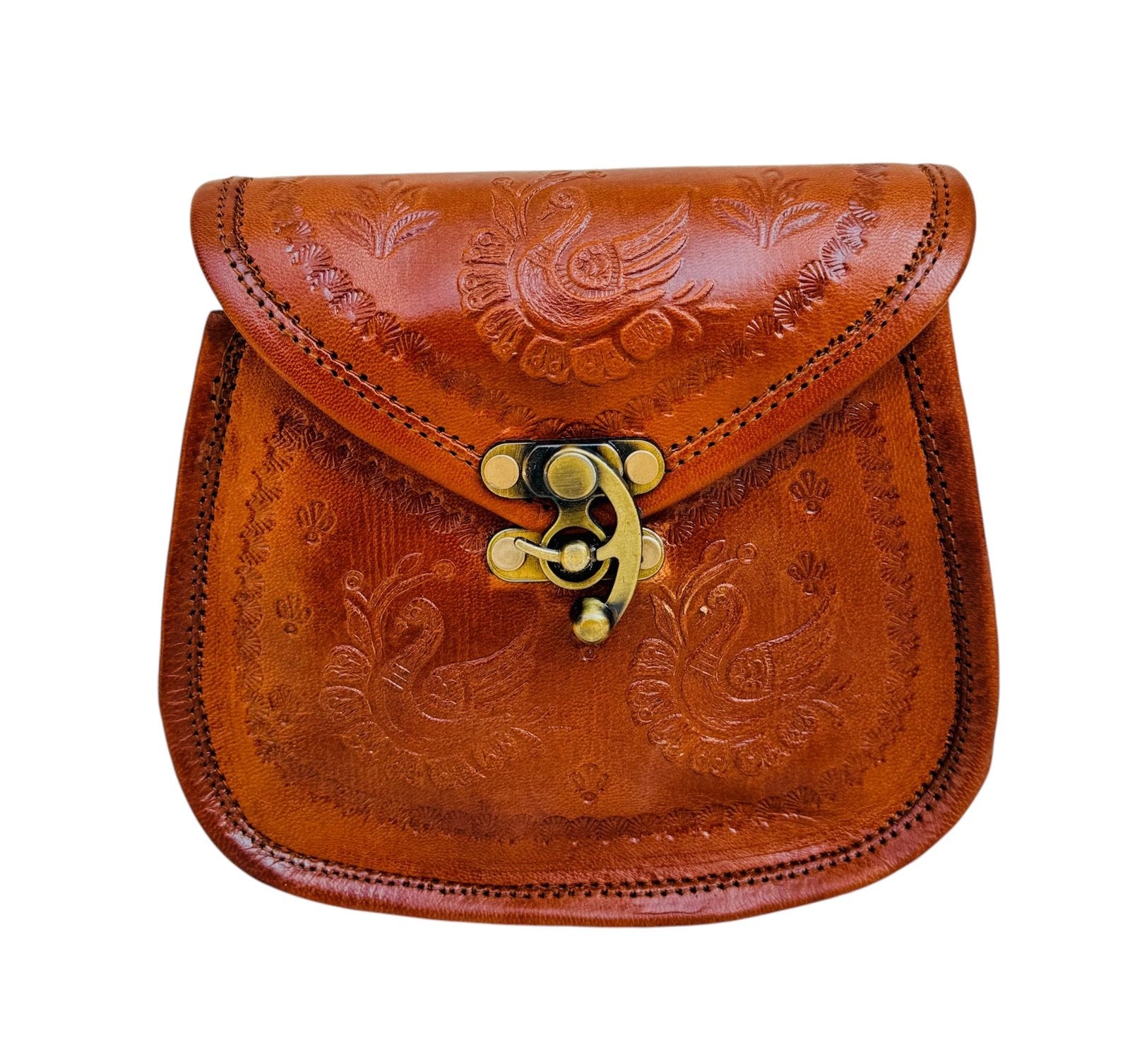 Leather Embossed sling Bag For Girls & Women
